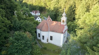 Kalvarienbergkirche_Ariael View_Eastern Styria | © Gute Idee, Robert Hahn