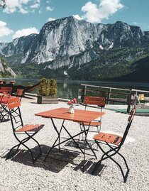 Seeloungewith a view of Lake Altaussee | © Theresa Schwaiger | Theresa Schwaiger | © Theresa Schwaiger